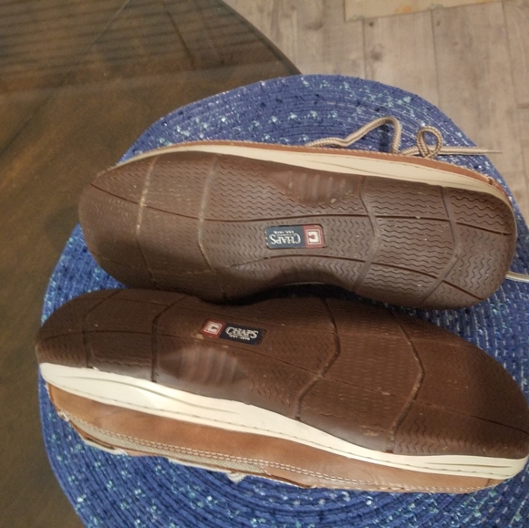 Chaps Men's Leather Boat / Deck Loafers - Picture 5 of 5